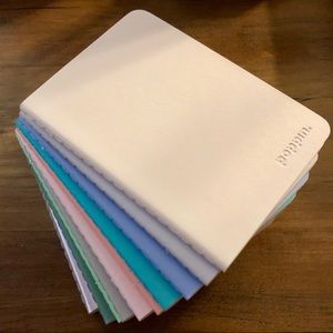 New 10 piece soft cover mini notebook set - poppin